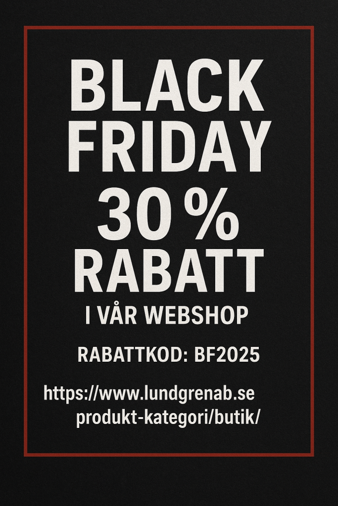 🖤 BLACK FRIDAY – 30 % RABATT I VÅR WEBSHOP! 🖤 - Lundgrens Smide