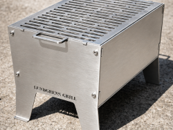 Lundgrens Grill – Flyttbar grill i rostfritt stål