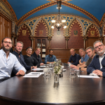 Lundgrens ledningsgrupp under ledningskonferensen 2026